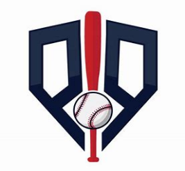 A logo of a baseball and bat

Description automatically generated
